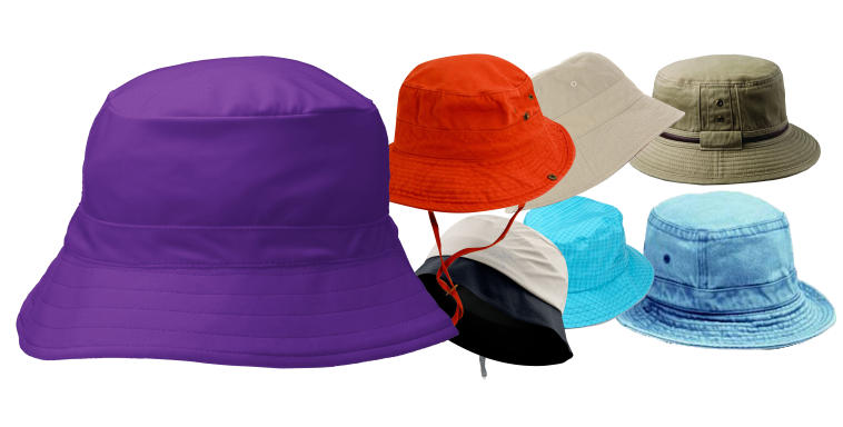 Bucket Hats, Denim Bucket Hats, Bucket Hats Various Colours 