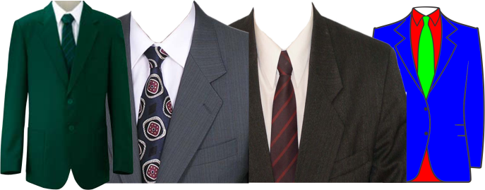 Formal Suits, Blazer-Shirt-Tie, Skirt Suits 