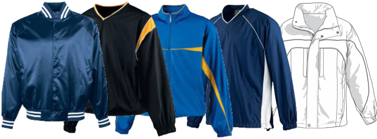 Sports Kits. Tracksuit Jackets